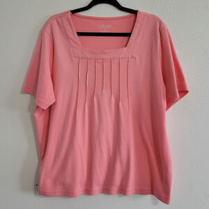 Ultra Softs 2X Women's Short Sleeve Blouse